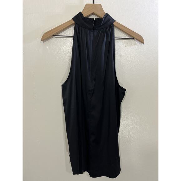 Frame Satin Silk Y2K Shirred Halter Top L Minimal Sophisticated Whimsigoth Fairy - Picture 2 of 13